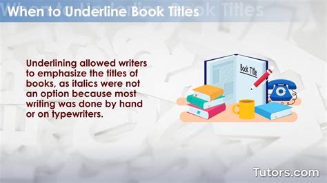 underline book titles PDF