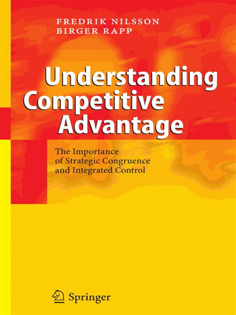 understanding competitive advantage understanding competitive advantage Reader