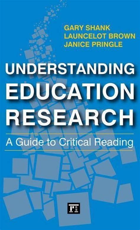 understanding education research a guide to critical reading Epub