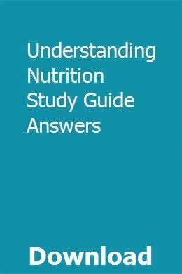 understanding-nutrition-study-guide-answers Ebook Kindle Editon