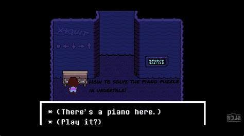 undertale piano puzzle