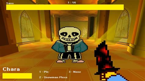 undertale sans fight game