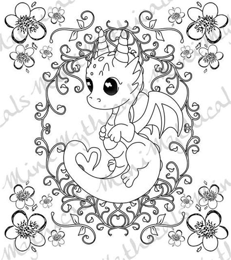 unicorns dragons mythical creatures coloring Doc