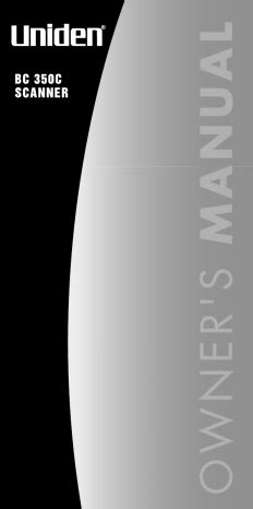 uniden bc350c scanner manual Epub