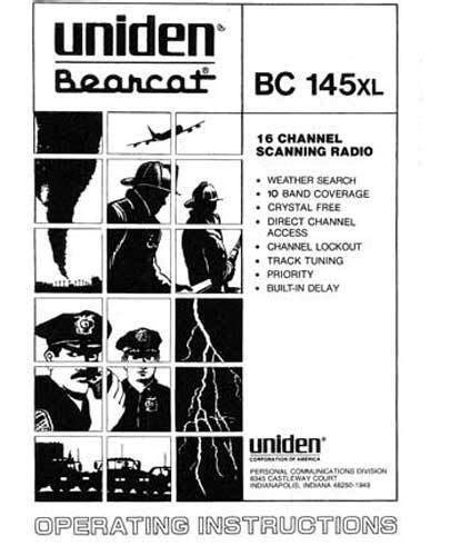 uniden bearcat 144xl manual PDF