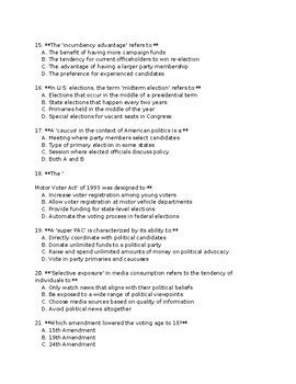 unit 3 mcq ap gov