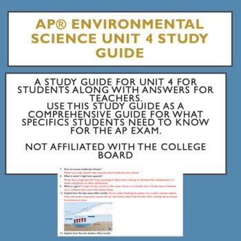 unit 4 ap environmental science
