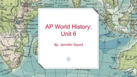unit 6 ap world