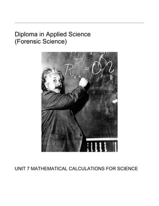 unit 7 mathematical calculations for science answers PDF Kindle Editon