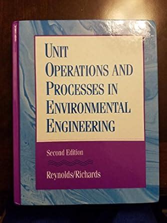 unit operations and processes in environmental engineering PDF