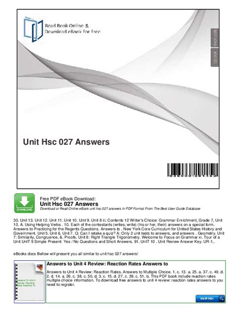 unit-hsc-037-answers Ebook Epub