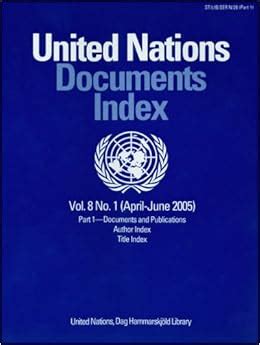 united nations documents index Kindle Editon