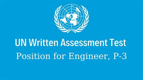 united nations technical written test PDF