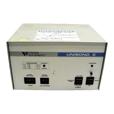 unitek-unibond-2-troubleshooting-manual Ebook PDF