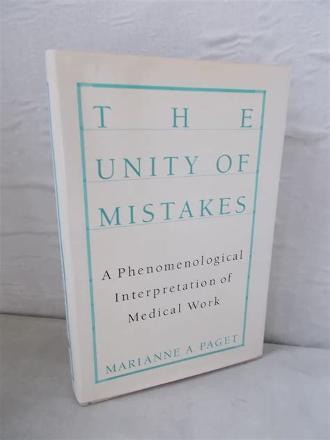 unity of mistakes a phenomenological interpretation Kindle Editon