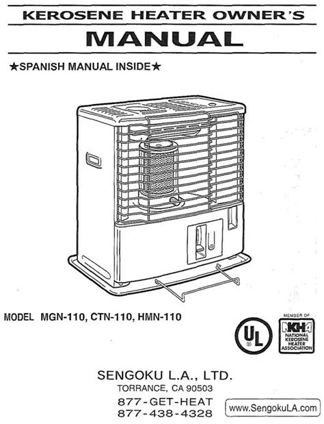 universal kerosene heater manual PDF