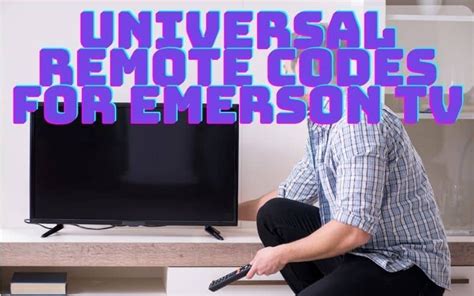 universal remote codes for emerson tv PDF