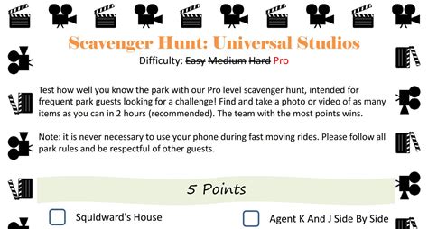 universal studios scavenger hunt answers Kindle Editon