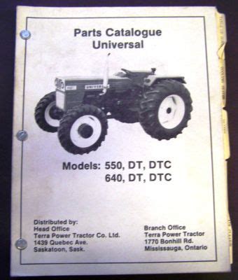 universal tractor 640 dtc manual PDF