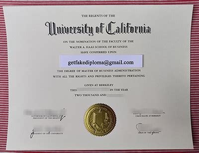 university of california berkeley diploma