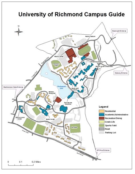 university of richmond campus map