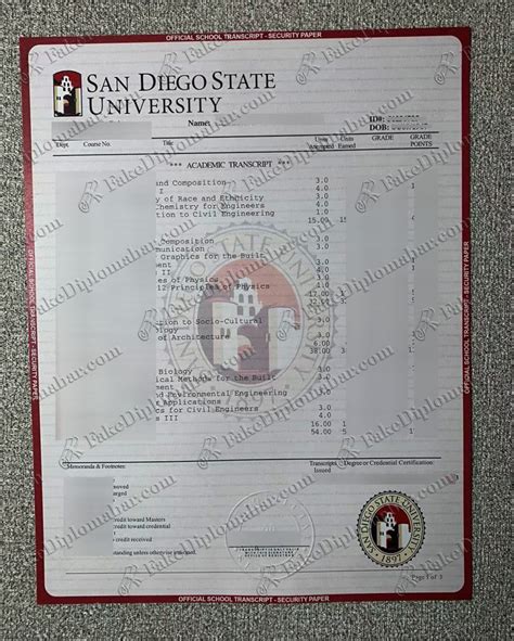 university of san diego transcripts