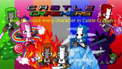 unlock castle crashers characters