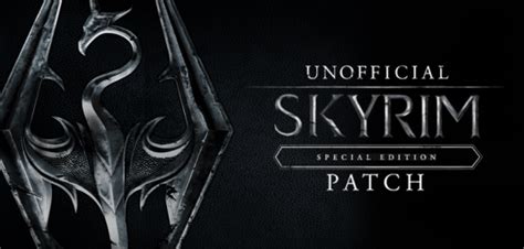 unofficial skyrim special edition patch