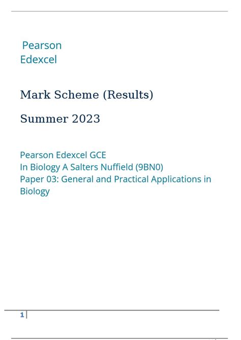 unofficial-mark-scheme-biology-june2014-edexcel Ebook Doc