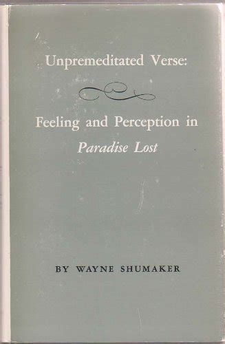 unpremeditated verse perception paradise princeton PDF