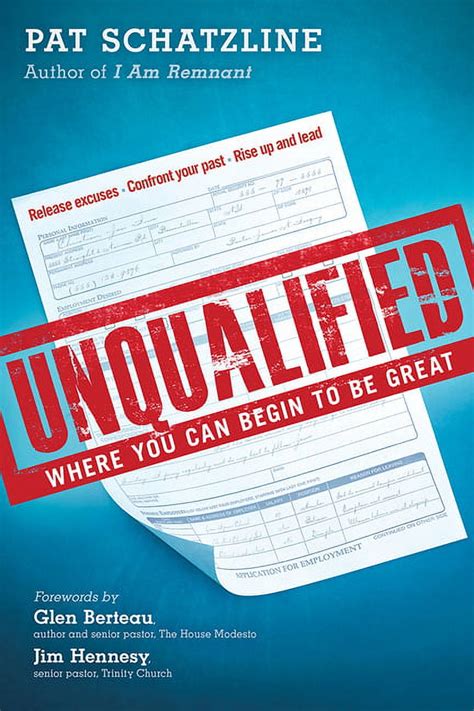 unqualified where you can begin to be great Doc