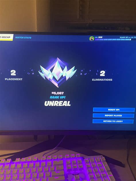 unreal rank leaderboard