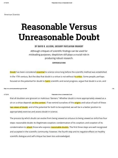 unreasonable doubt unreasonable doubt Epub