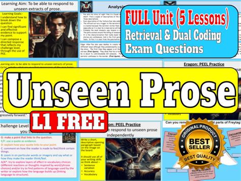 unseen-prose-extracts-edexcel Ebook Kindle Editon