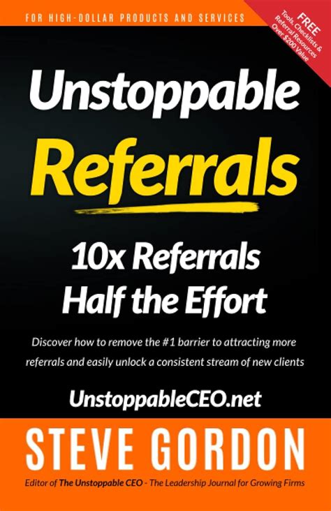 unstoppable referrals 10x referrals half the effort PDF