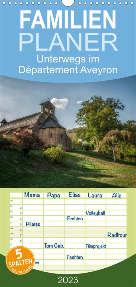 unterwegs d partement aveyron wandkalender 2016 PDF