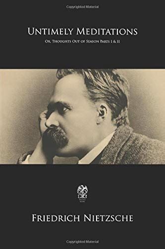 untimely meditations friedrich nietzsche PDF