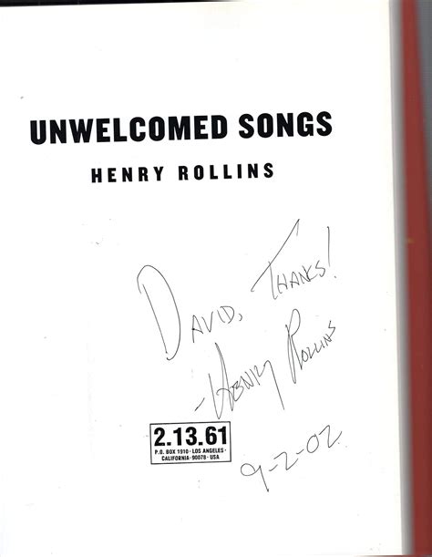 unwelcomed songs collected lyrics 1980 1992 henry rollins Reader