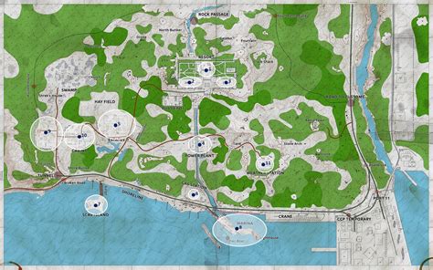 updated shoreline map