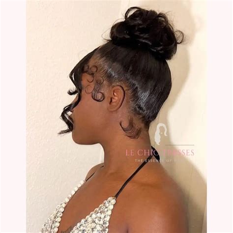 updo with wig