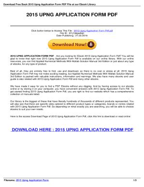 upng-acceptance-list-2015 Ebook Kindle Editon