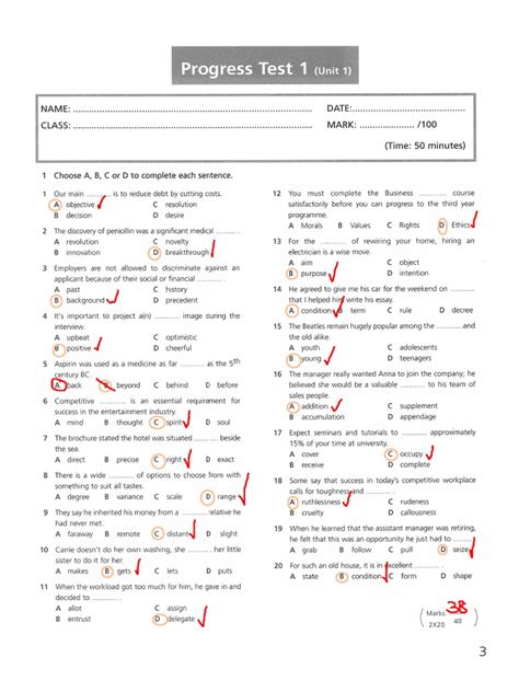 upsream c1 test booklet Doc