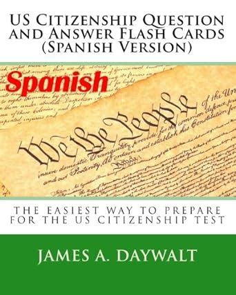 us citizenship question and answer flash cards spanish version spanish edition Kindle Editon