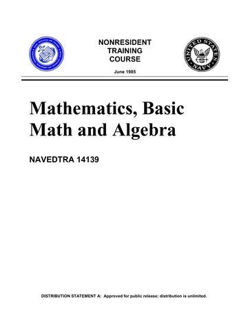 us navy math training manualsTitle PDF