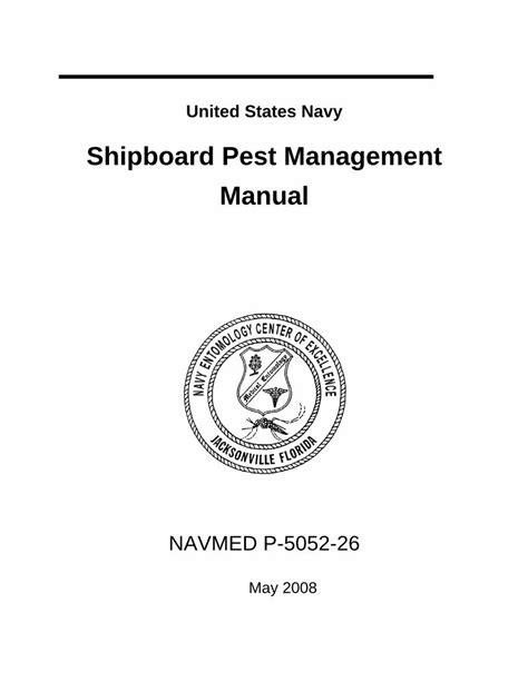 us navy shipboard pest control manual PDF