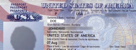 us passport middle name