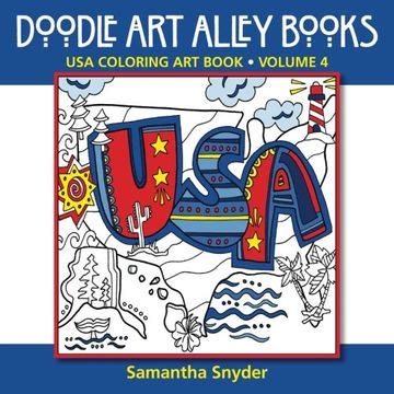 usa coloring art book doodle art alley books volume 4 Reader