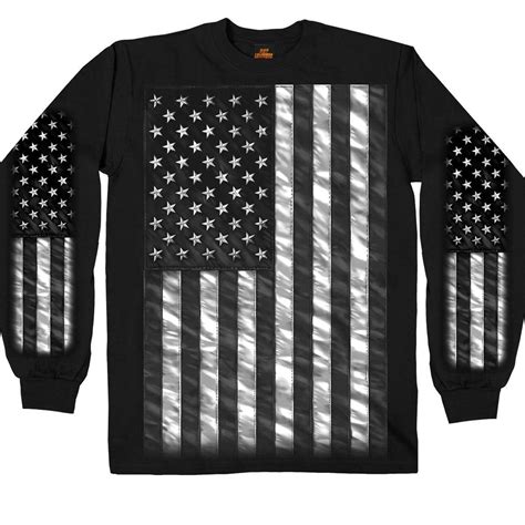 usa flag long sleeve shirt