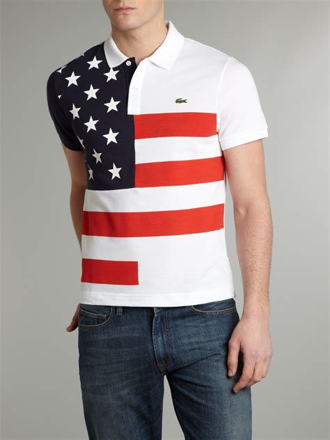 usa flag polo shirt