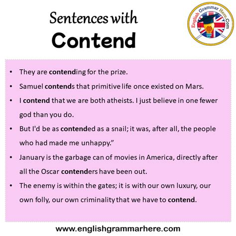 use contend in a sentence